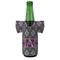 Knit Argyle Jersey Bottle Cooler - FRONT (on bottle)