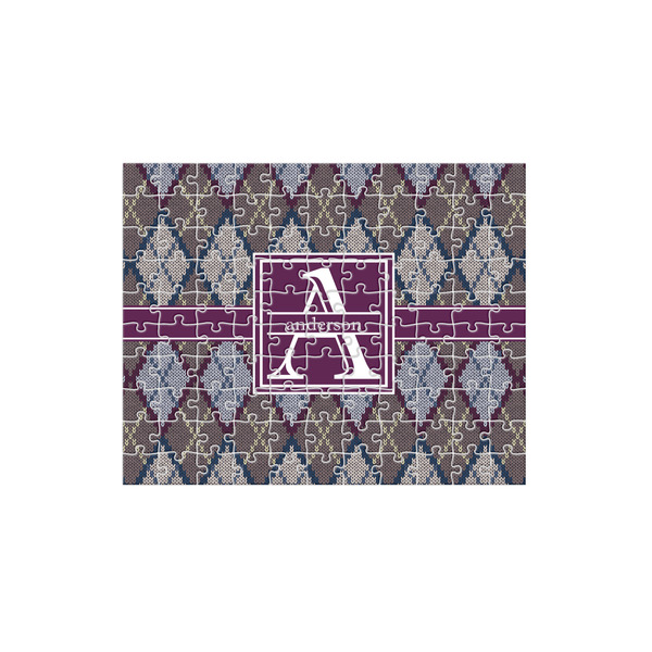 Custom Knit Argyle 110 pc Jigsaw Puzzle (Personalized)