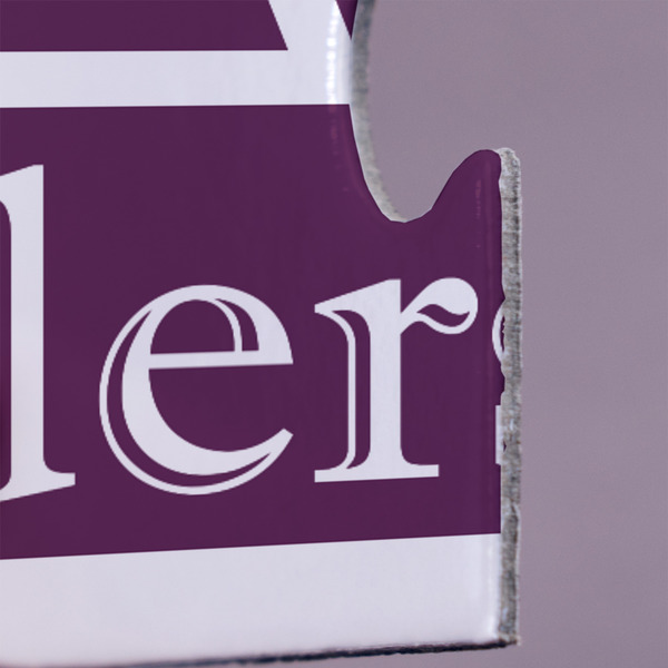 Knit Argyle Jigsaw Puzzle 30 Piece  - Close Up