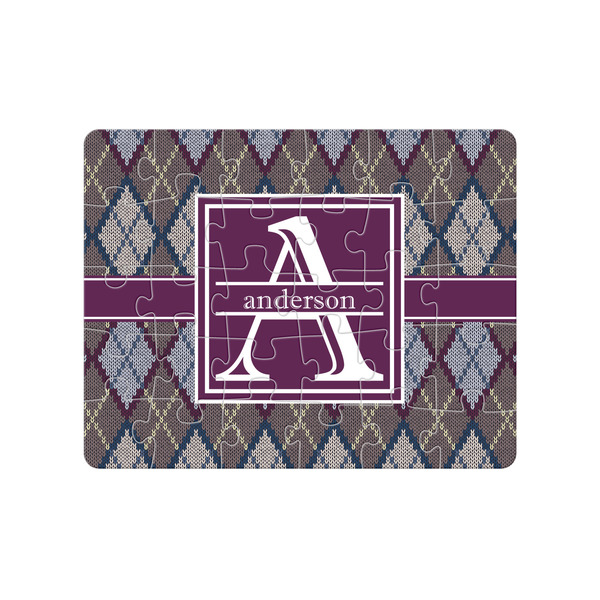 Custom Knit Argyle Jigsaw Puzzles (Personalized)