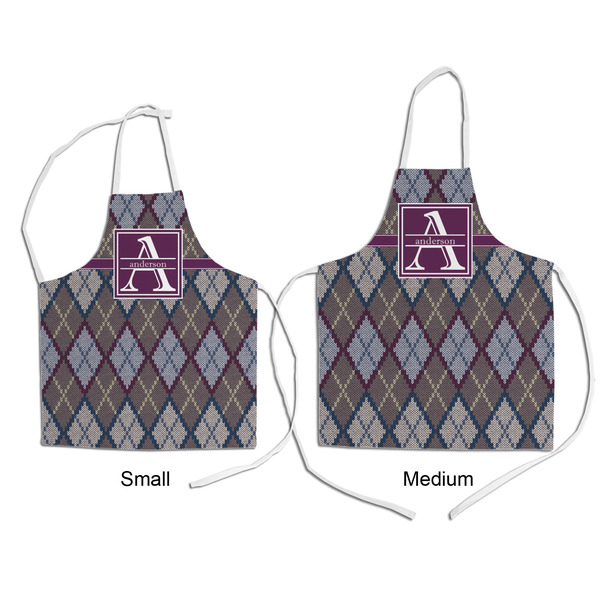 Knit Argyle Kid's Aprons - Comparison