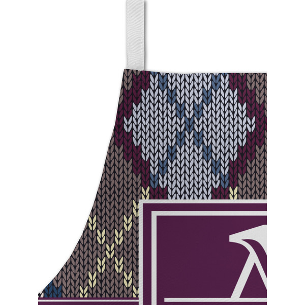Knit Argyle Kid's Aprons - Detail