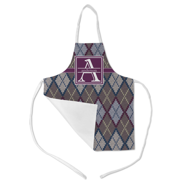 Knit Argyle Kid's Aprons - Medium - Main (med/lrg)