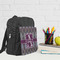 Knit Argyle Kid's Backpack - Lifestyle