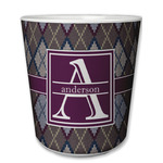 Knit Argyle Plastic Tumbler 6oz (Personalized)