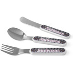 Knit Argyle Kid's Flatware (Personalized)