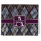 Knit Argyle Kitchen Towel - Poly Cotton w/ Name and Initial