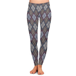 Knit Argyle Ladies Leggings - Small (Personalized)