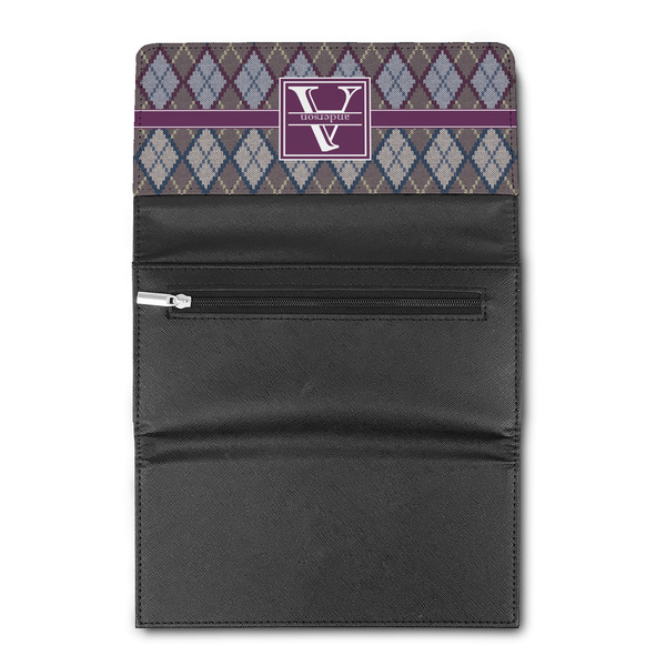 Knit Argyle Ladies Wallet (Open)