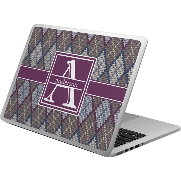 Custom Knit Argyle Laptop Skin - Custom Sized (Personalized)