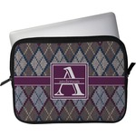 Knit Argyle Laptop Sleeve / Case - 13" (Personalized)