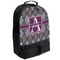 Knit Argyle Backpacks - Black (Personalized)