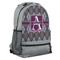 Knit Argyle Backpack - Grey (Personalized)