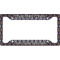 Knit Argyle License Plate Frame - Style A