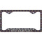 Knit Argyle License Plate Frame - Style C