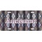 Knit Argyle Front License Plate (Personalized)