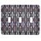 Knit Argyle Light Switch Cover (3 Toggle Plate)