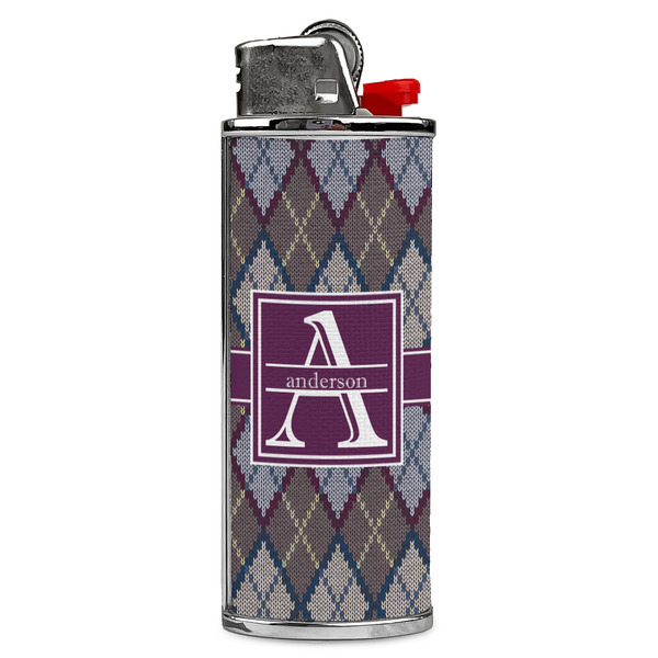 Custom Knit Argyle Case for BIC Lighters (Personalized)