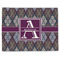 Knit Argyle Linen Placemat - Front