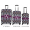 Knit Argyle Luggage Bags all sizes - With Handle