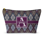 Knit Argyle Makeup Bag (Personalized)
