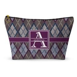 Knit Argyle Makeup Bag (Personalized)