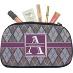 Knit Argyle Makeup / Cosmetic Bag - Medium (Personalized)