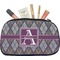 Knit Argyle Makeup Bag Medium