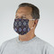Knit Argyle Mask - Quarter View on Guy