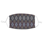 Knit Argyle Adult Cloth Face Mask