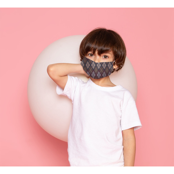 Knit Argyle Mask1 Child Lifestyle