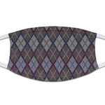 Knit Argyle Cloth Face Mask (T-Shirt Fabric)
