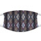 Knit Argyle Cloth Face Mask (T-Shirt Fabric)