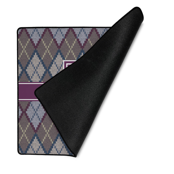Knit Argyle Medium Gaming Mats - FRONT W/FOLD