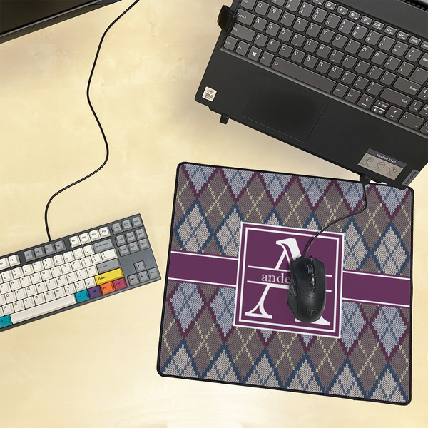 Knit Argyle Medium Gaming Mats - LIFESTYLE