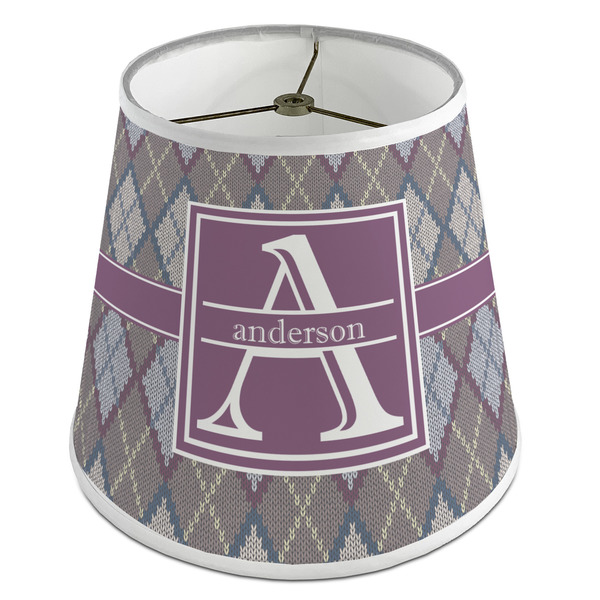 Custom Knit Argyle Empire Lamp Shade (Personalized)