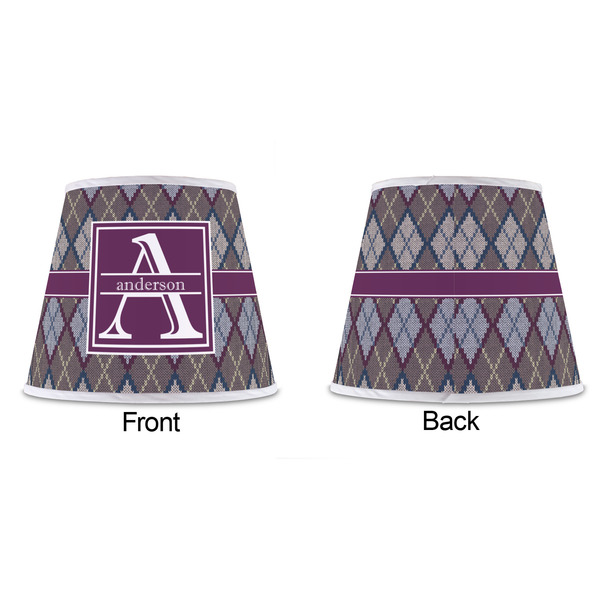 Knit Argyle Poly Film Empire Lampshade - Approval