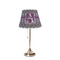 Knit Argyle Poly Film Empire Lampshade - On Stand