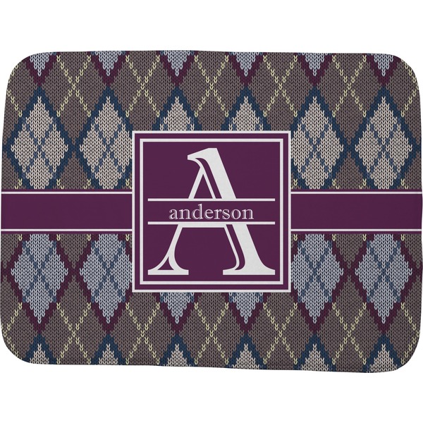 Knit Argyle Memory Foam Bath Mat 48 X 36