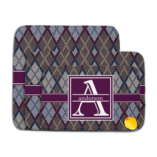 Knit Argyle Memory Foam Bath Mat - MAIN PARENT