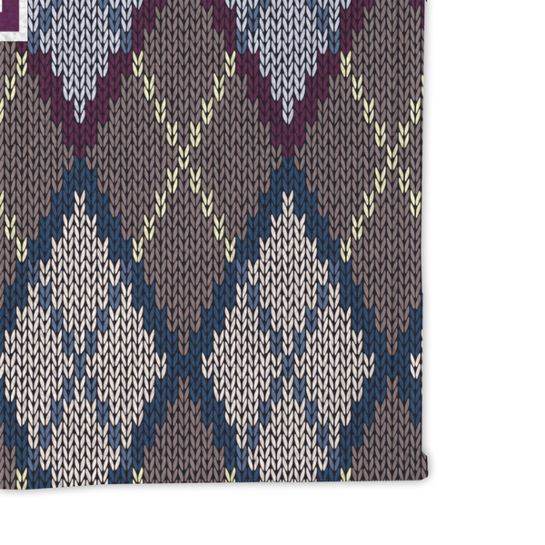 Knit Argyle Microfiber Dish Rag - DETAIL