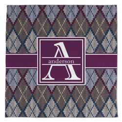 Knit Argyle Microfiber Dish Towel (Personalized)