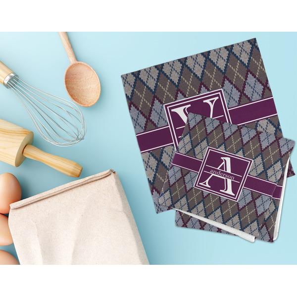 Knit Argyle Microfiber Dish Rag - LIFESTYLE