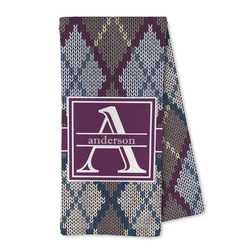 Knit Argyle Kitchen Towel - Microfiber (Personalized)