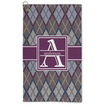 Knit Argyle Microfiber Golf Towel (Personalized)