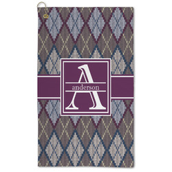 Knit Argyle Microfiber Golf Towel (Personalized)