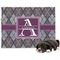 Knit Argyle Dog Blanket - Large (Personalized)