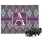 Knit Argyle Dog Blanket (Personalized)