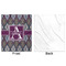 Knit Argyle Minky Blanket - 50"x60" - Single Sided - Front & Back
