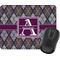 Knit Argyle Rectangular Mouse Pad
